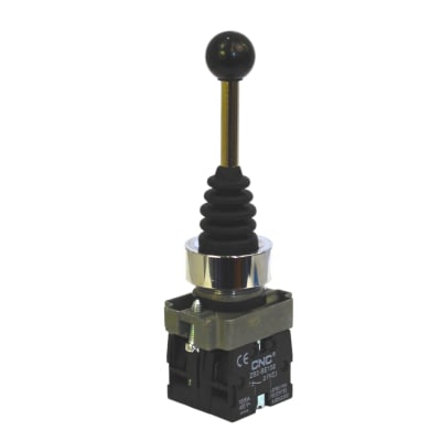 Interruptor Joystick 3 Pos. 1-0-2 220V 10A 2NC LAY5-B2-PA121