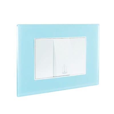 Interruptor Pulsador Timbre 10A 250V CRYSTAL Armado LEXO