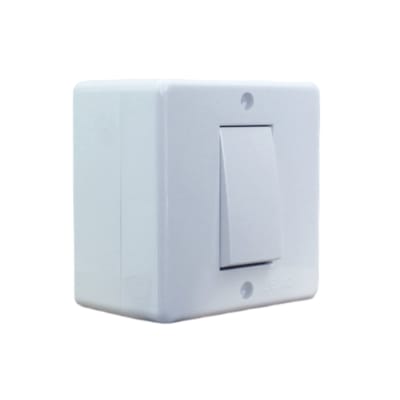 Casquete Interruptor Simple (9/24) 10a 250v Ip20 Blanco Lexo1