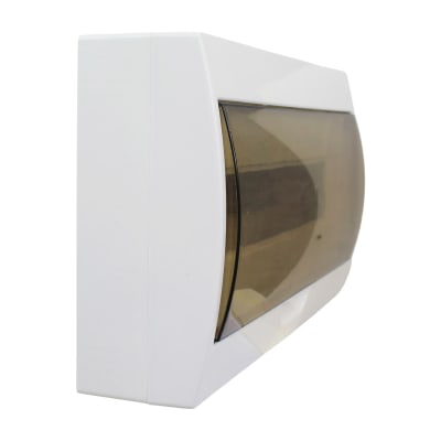 Tablero Sobrepuesto L/H 18cc Puerta Transparente Mgc