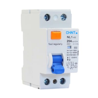 Interruptor Diferencial 2X25A 100mA Clase A Hpi (NL1-A) Chint