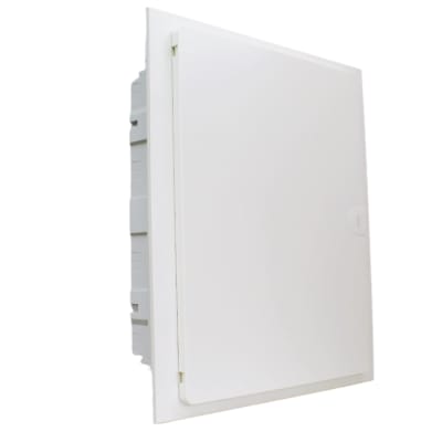 Tablero Plastico Embutido Hager L.H. 54cc Puerta Opaca (VF318PJ)1