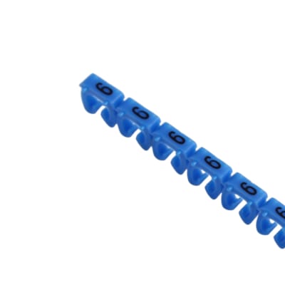 Marca Cable Azul Nº 6 (4,0-6,0 Mm2) Tira 20u1