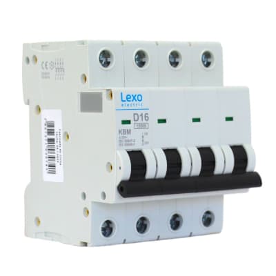 Interruptor Automático KBM 4X16A D 15KA LEXO