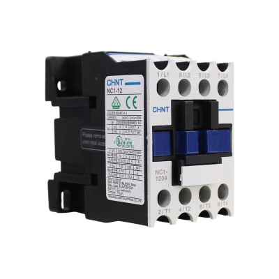Contactor 12A AC3 4P 5.5kw Bobina 220vac Nc1 Chint