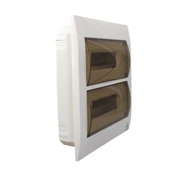 Tablero Embutido L/H 24cc Puerta Transparente Mgc1