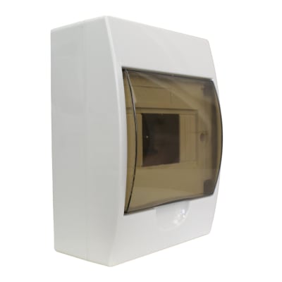 Tablero Sobrepuesto L/H 6cc Puerta Transparente Mgc