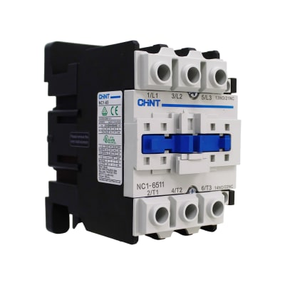 Contactor 65A AC3 3P+1NA+1NC 30kw Bobina 220vac Nc1 Chint