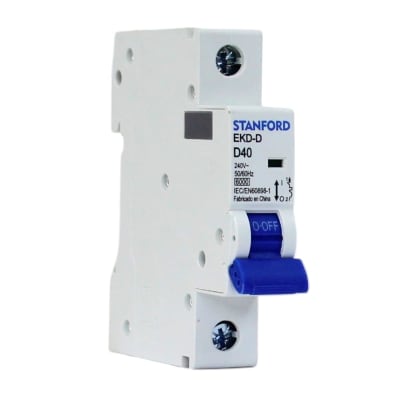 Automático 1x40 6kA Curva D 240V EKD-D Stanford1