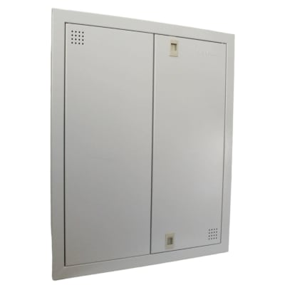 Caja Pau Embutida 600x500x80  IK10 IP22 RAL7035 Stanford1
