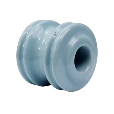 Aislador carrete Porcelana Mediano 57x54mm 0.4kV Elexor1