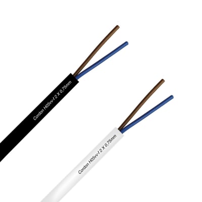 Cordon H05vv-f 2 X 0,75mm Cable Cobre 100 MTS