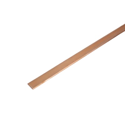 Pletina De Cobre Desnudo 03x20 Mm (220a) 1 Metro