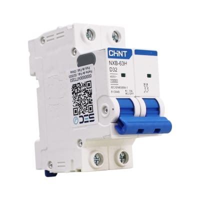Interruptor Automático MCB 2P 32A Curva D 10kA Chint