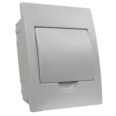 Tablero Embutido L/H Tapa Blanca 6 Circuitos Lexo1