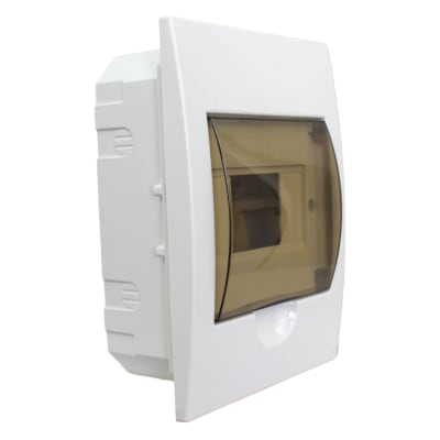 Tablero Embutido L/H 6cc Puerta Transparente Mgc