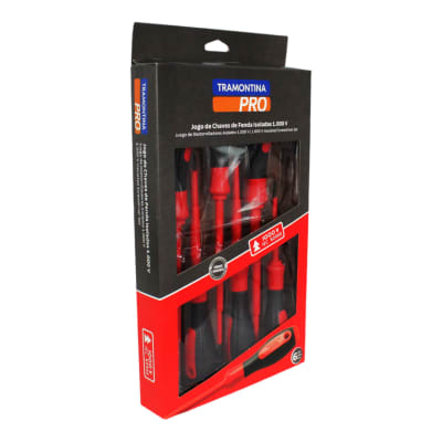Set De Destornilladores Pro Islado 1000v Iec 6pzs Tramontina