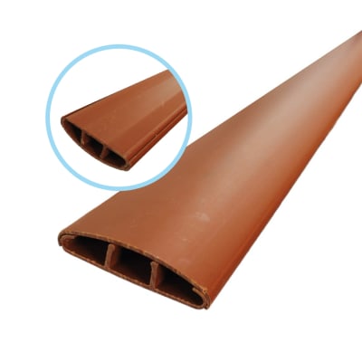 Bandeja Piso PVC 75x17 2Mts C/Tabique Madera KALOP