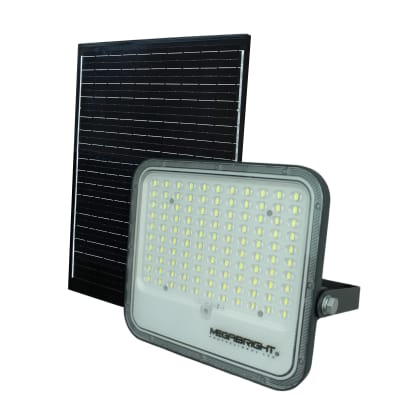 Proyector Led Solar 200w Con Panel Solar Megabright
