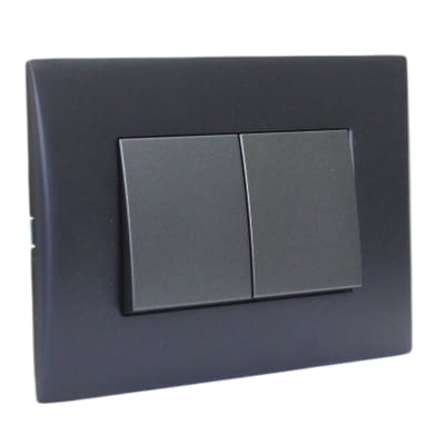 Interruptor Andes 9/15 Modulo Mediano Black Armado Lexo
