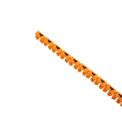 Marca Cable Amarillo Nº 4 (1,5-2,5 Mm2) Tira 30u