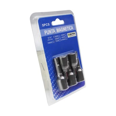 Set Punta Magnética 5/16 X 5 Pzas