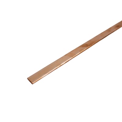 Pletina De Cobre Desnudo 05x20 Mm (295a) 1 Metro