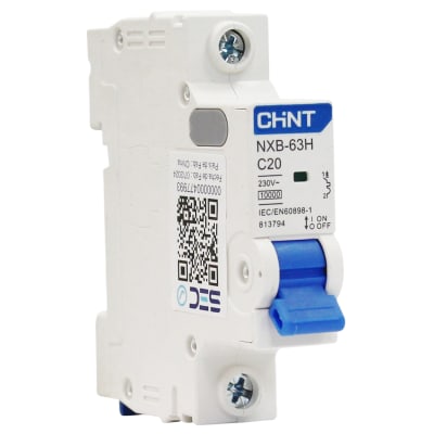 Interruptor Automático MCB 1P 20A Curva C 10kA Chint