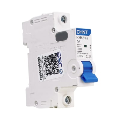 Interruptor Automático MCB 1P 6A Curva D 10kA Chint