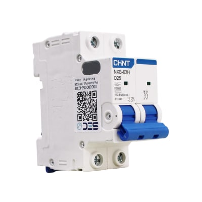Interruptor Automático MCB 2P 25A Curva D 10kA Chint