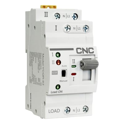 Switch Transferencia Automática a Riel 2P 63A YCQR-63/2P CNC