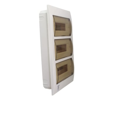 Tablero Embutido L/H 36cc Puerta Transparente Mgc