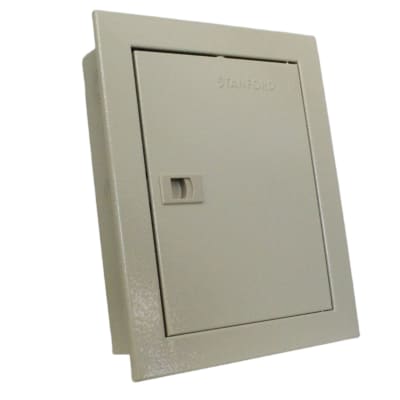 Tablero Metálico Embutido de 18CC IK10 RAL7032 Stanford1