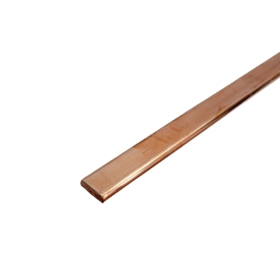 Pletina De Cobre Desnudo 10x30 Mm (550a) 1 Metro1