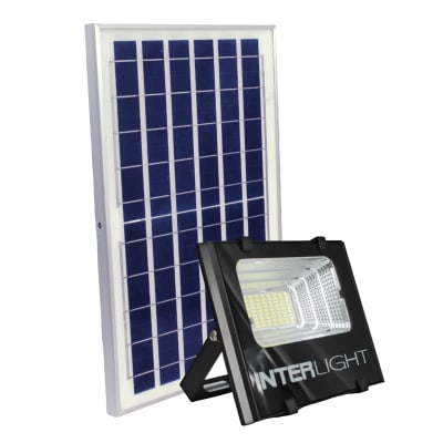 Proyector Led Solar+Panel Solar 40W Interlight MEGABRIGHT