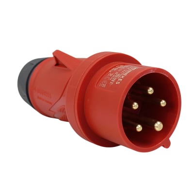 Macho Volante 3p+n+t 16a 380v IP44 Mennekes