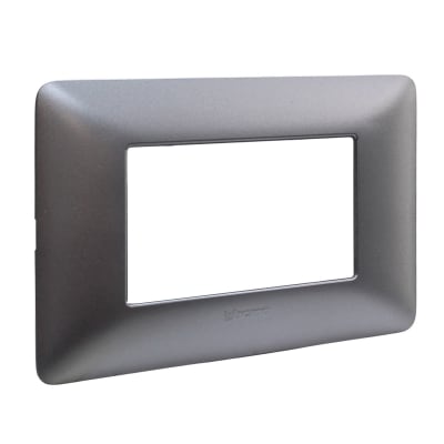 Placa 3 Modulo Color Plata Matix