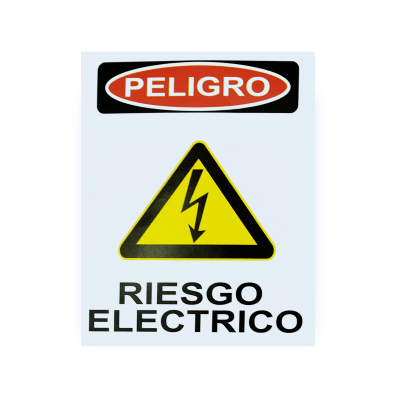Etiqueta Adhesiva Riesgo Electrico 140 X 210 Mm Mec1