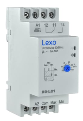Rele Control de nivel de Liquido 2P RD-LC1 220-380VAC Lexo