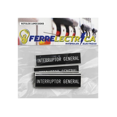 Rotulo Lamicoide Adhesivo (Int General) X5 Un1