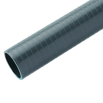 Tubería Flexible Reforzado Acero/PVC 63mm X 30mt Lexo1