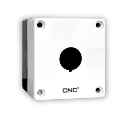 Caja PVC 1 Perforación 22mm S/P IP40 BLANCO CNC