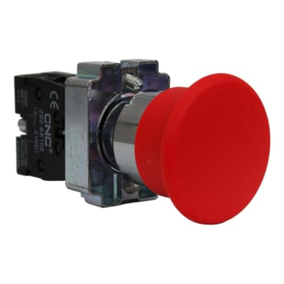 Pulsador Parada De Emergencia S/Reten 22mm 1nc 10a