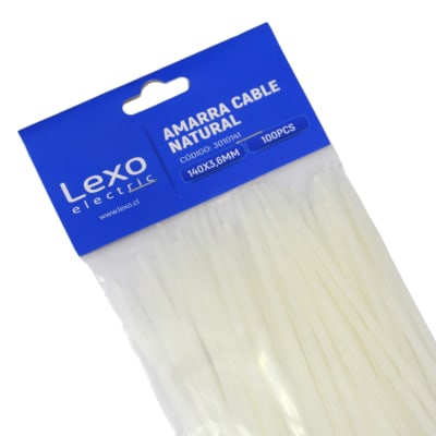 Amarra Natural 140 X 3,6 Mm 100u Lexo