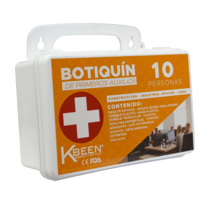 Botiquin Primeros Auxilios 10 Personas