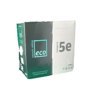 Cable Utp Cat 5 Cm 23 Awg Gris X 305 Mts ALEACION