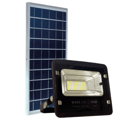 Proyector LED solar 20W 1600LM 6500K IP65 VKB
