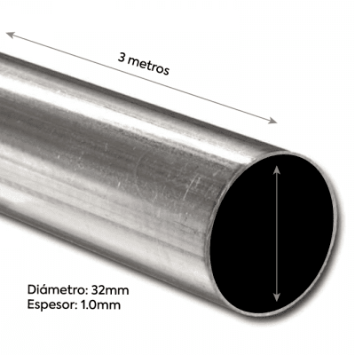 Tuberia Emt 32mm X 3 Mts Certificada