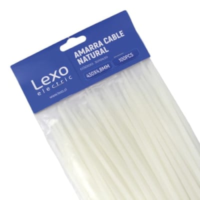 Amarra Natural 430 X 4,8 Mm 100u Lexo