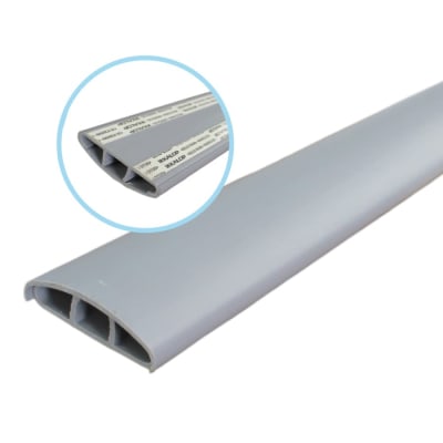 Bandeja Piso PVC 48x13 2Mts C/Tabiqu/Pegamento Gris KALOP